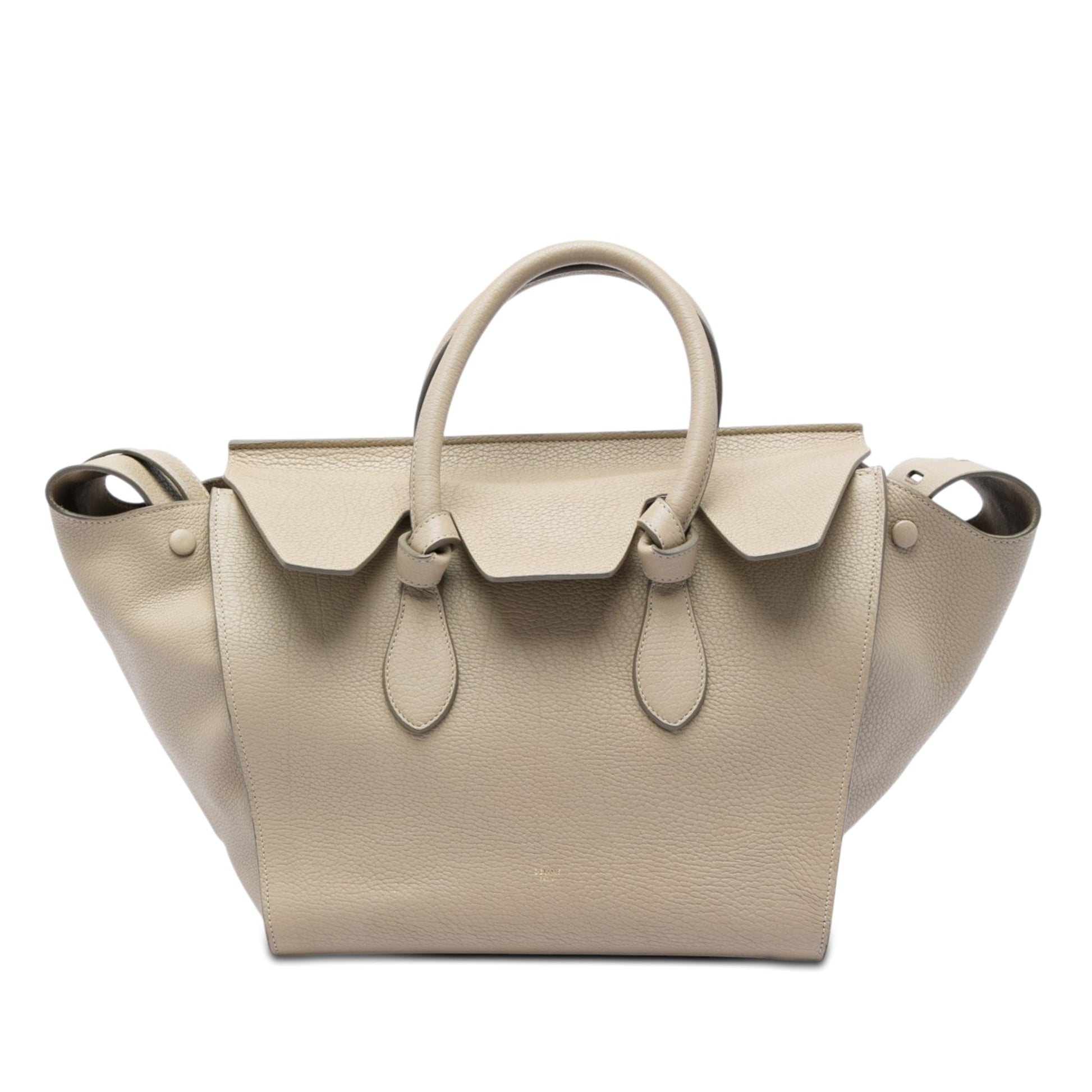 Celine Medium Grained Calfskin Tie Knot Tote