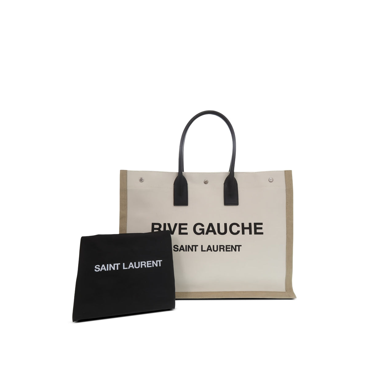 Saint Laurent Rive Gauche Noe Tote Bag — Beige