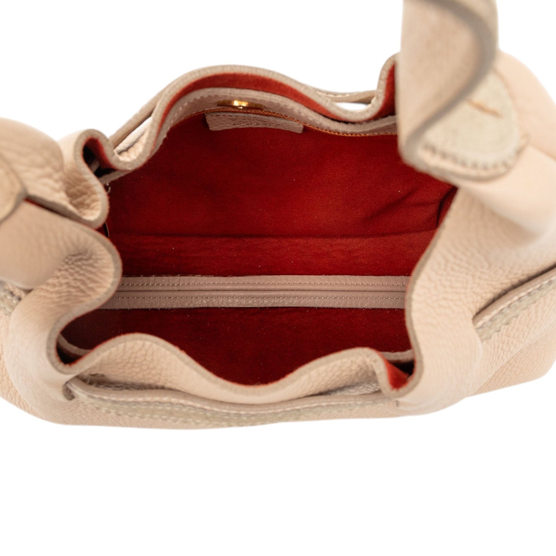 Ferragamo Grained Leather Shoulder Bag