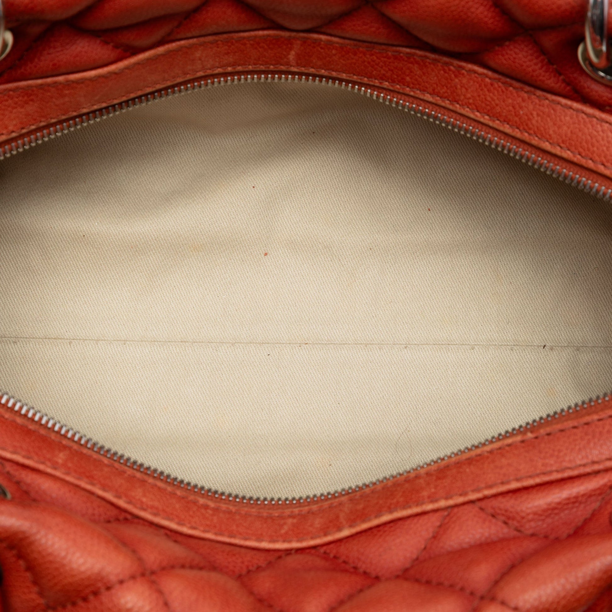 Chanel Large Quilted Caviar Timeless Classic Bowler Bag