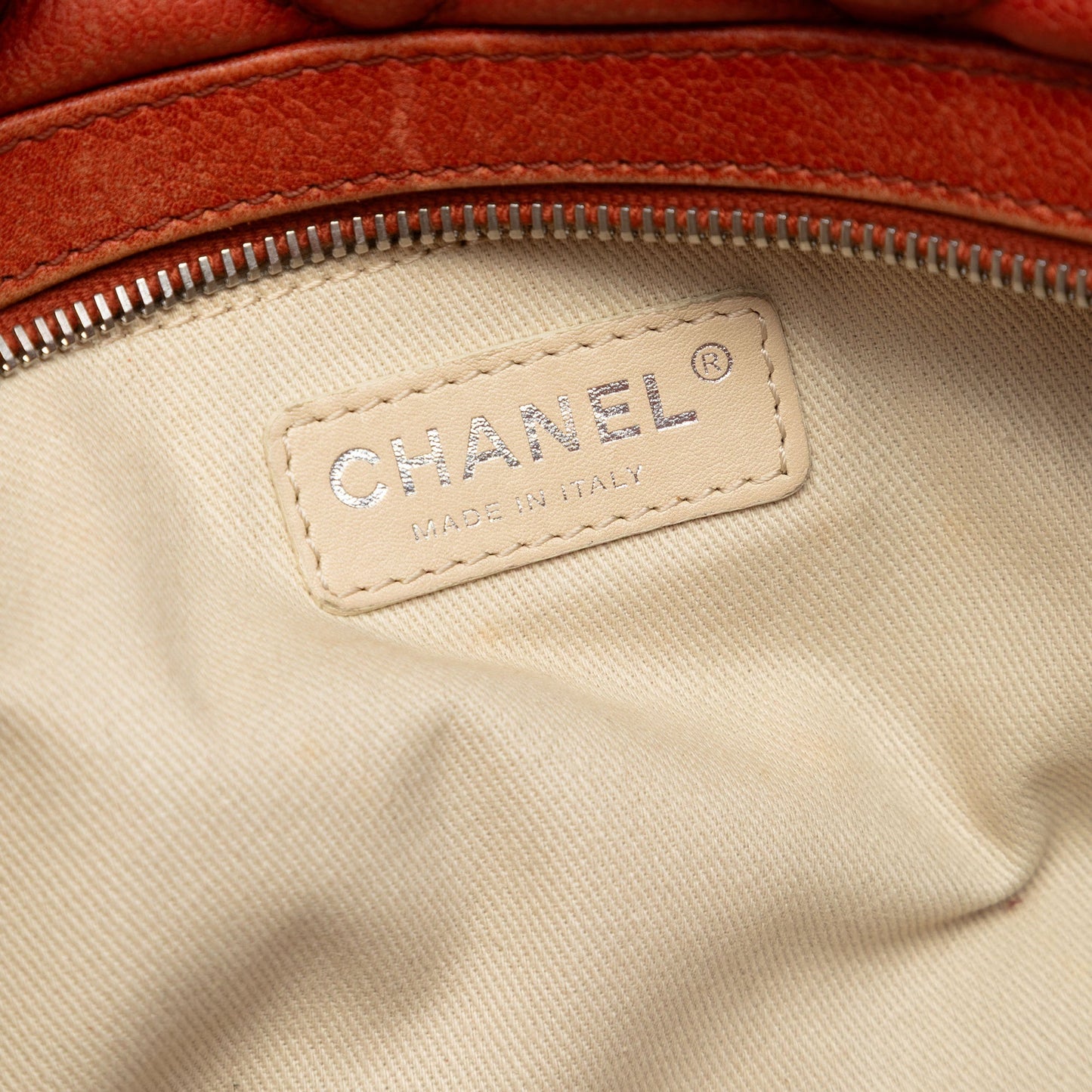 Chanel Large Quilted Caviar Timeless Classic Bowler Bag
