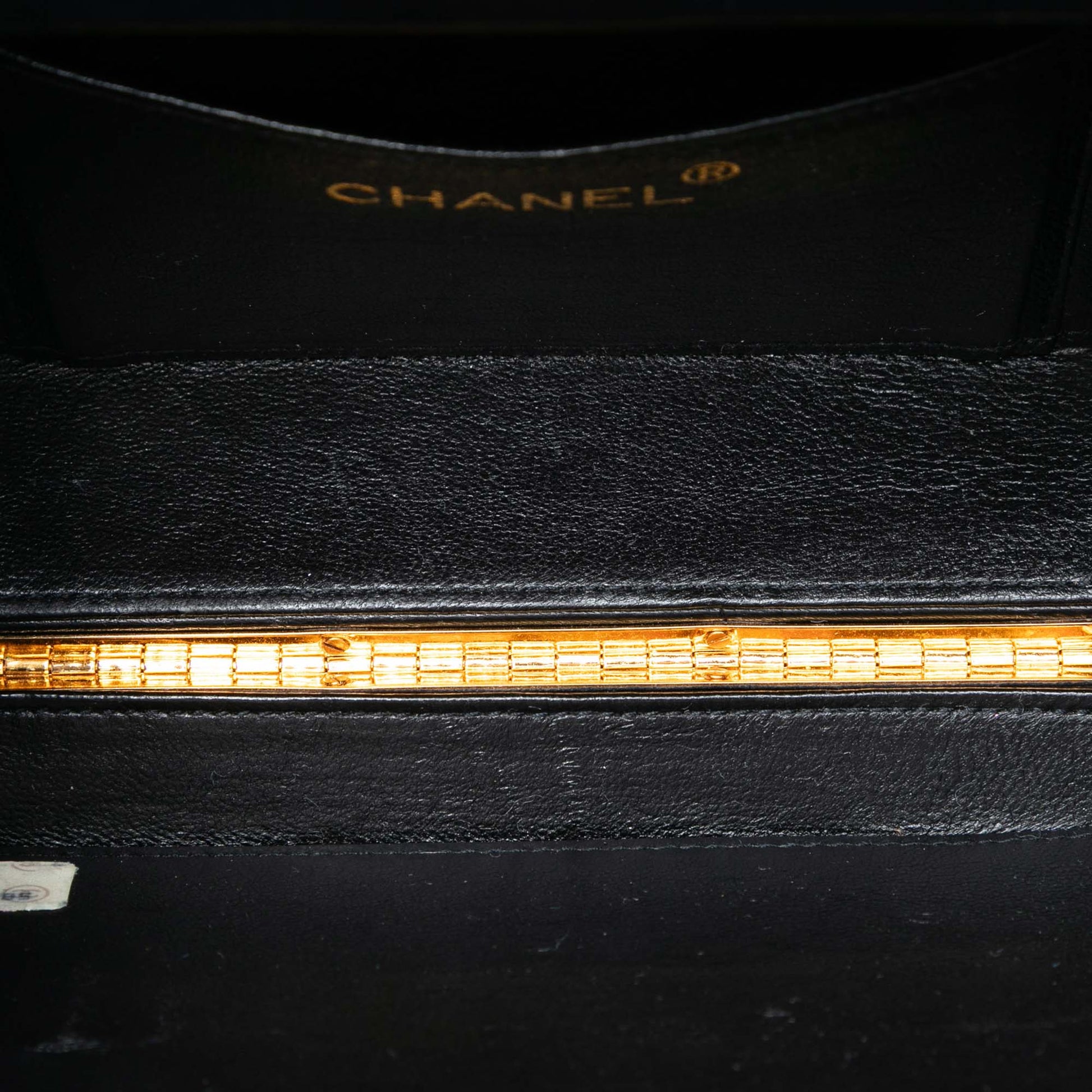 Chanel CC Quilted Chevron Lambskin Box Crossbody