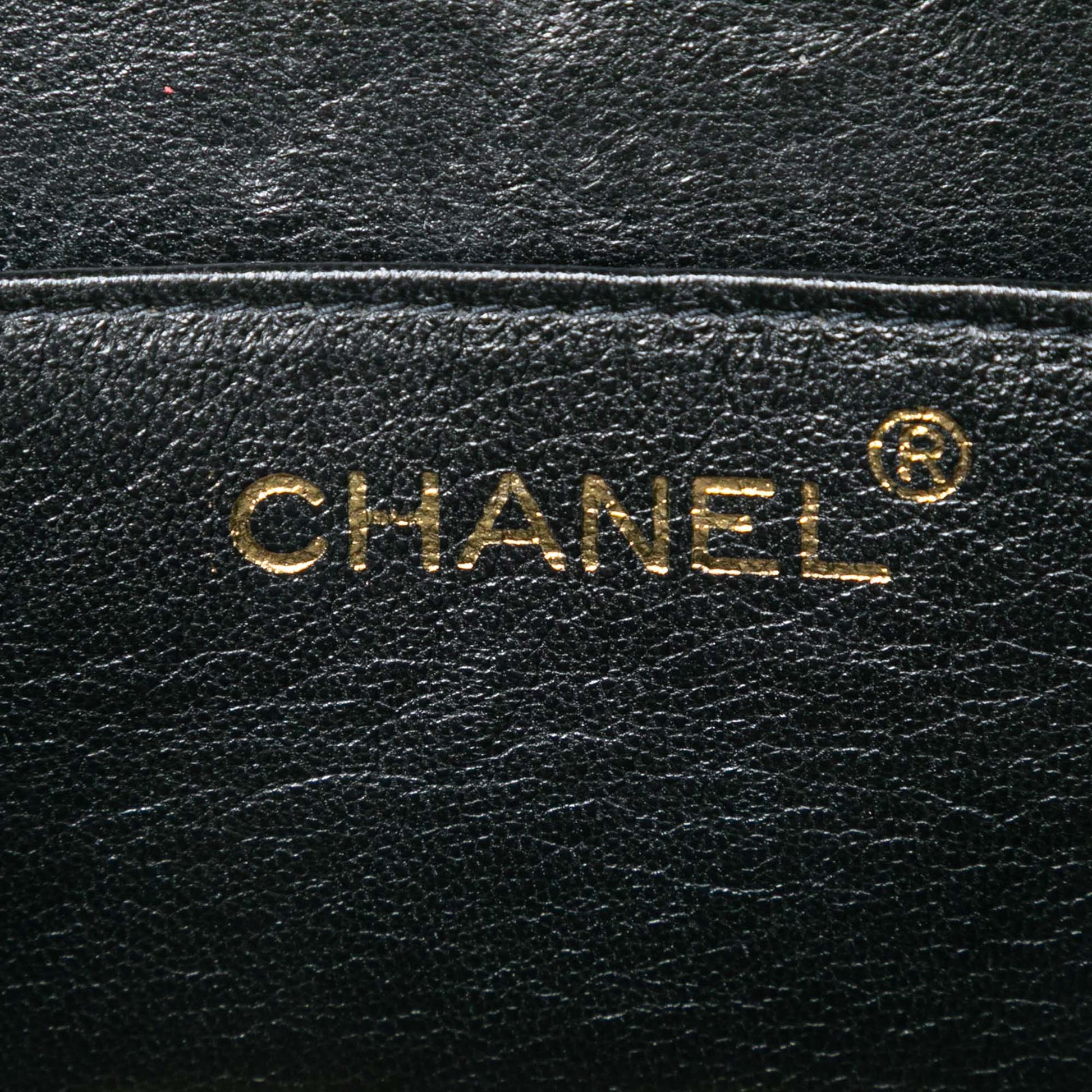 Chanel CC Quilted Chevron Lambskin Box Crossbody