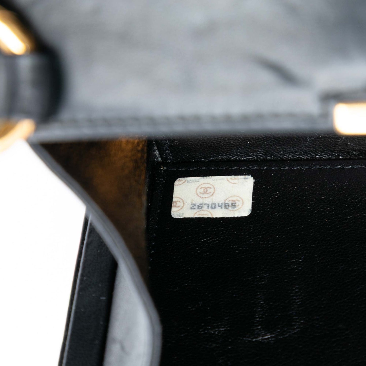 Chanel CC Quilted Chevron Lambskin Box Crossbody