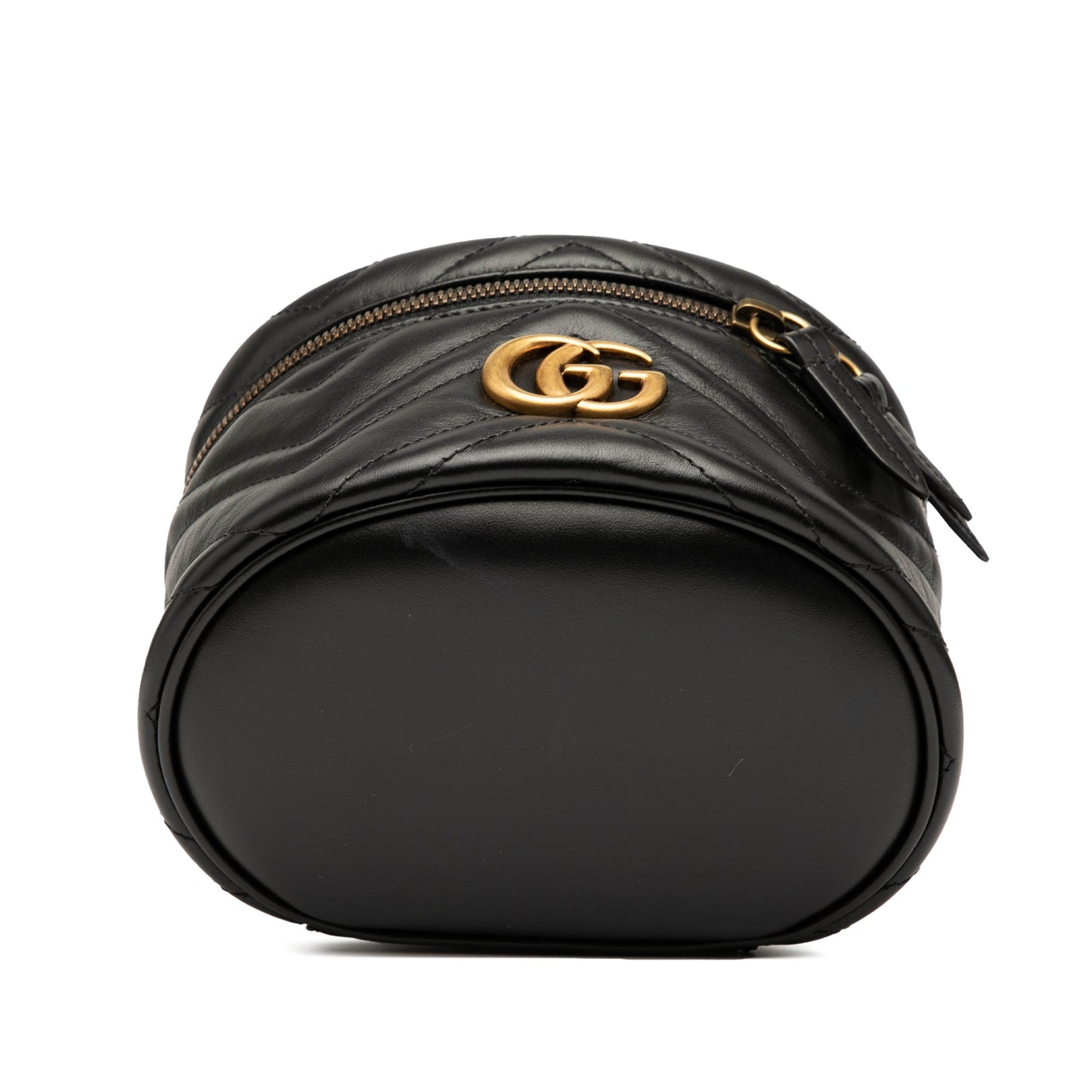 Gucci Mini GG Marmont Matelasse Leather Round Backpack
