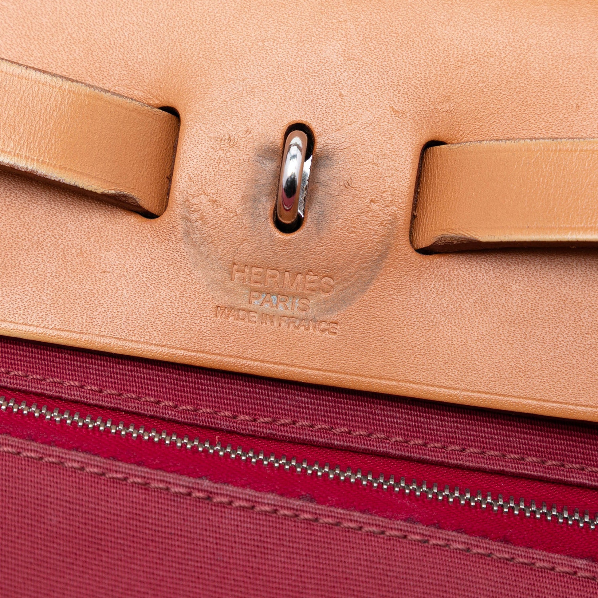 Hermès Toile Herbag Zip 31 Satchel
