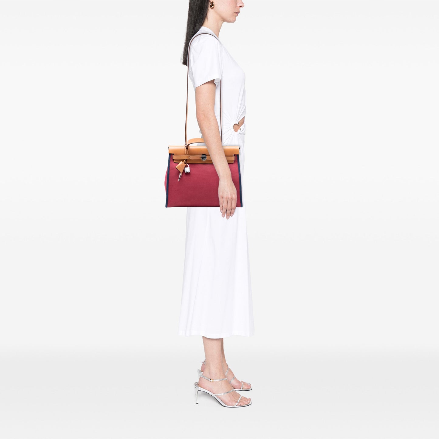 Hermès Toile Herbag Zip 31 Satchel
