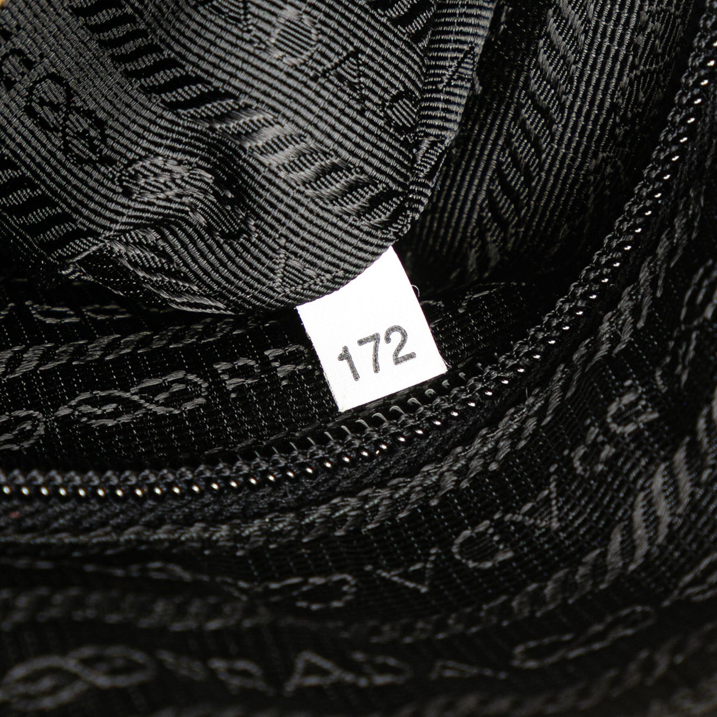 Prada Vitello Trimmed Tessuto Zip Top Crossbody