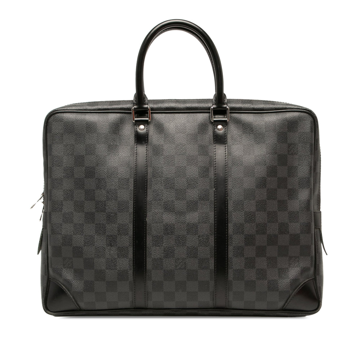 Louis Vuitton Damier Graphite Porte Documents Voyage PM — Black