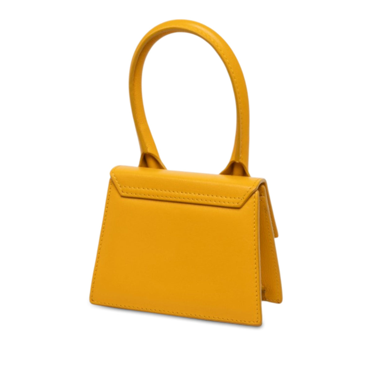 Jacquemus Mini Leather Le Chiquito — Yellow