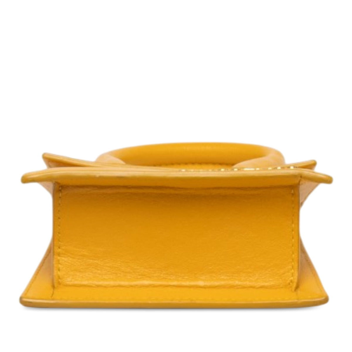 Jacquemus Mini Leather Le Chiquito — Yellow