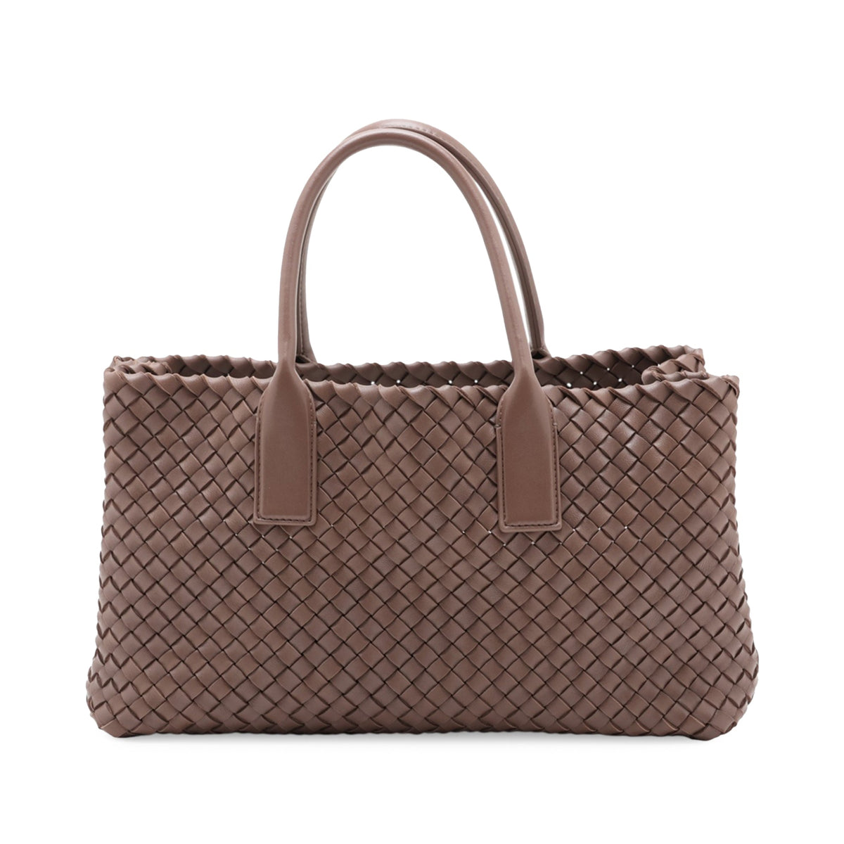 Bottega Veneta Nappa Intrecciato Tote — Brown