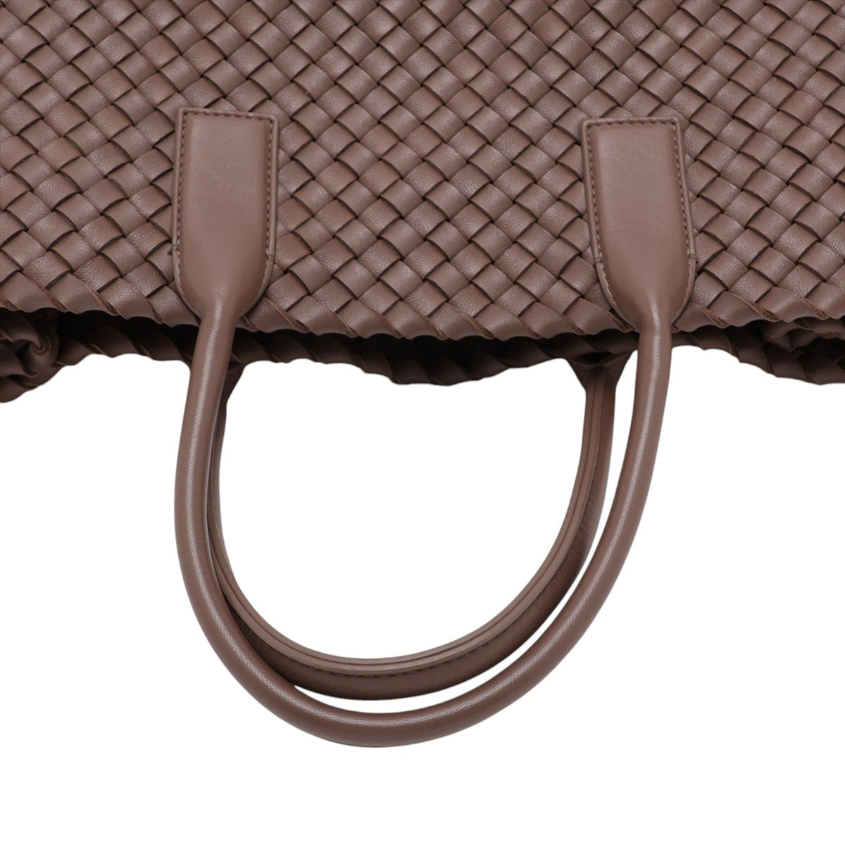 Bottega Veneta Nappa Intrecciato Tote — Brown