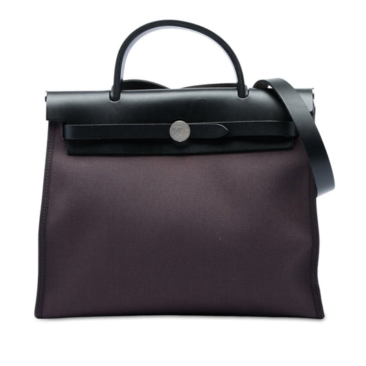 Hermès Toile Herbag Zip 31