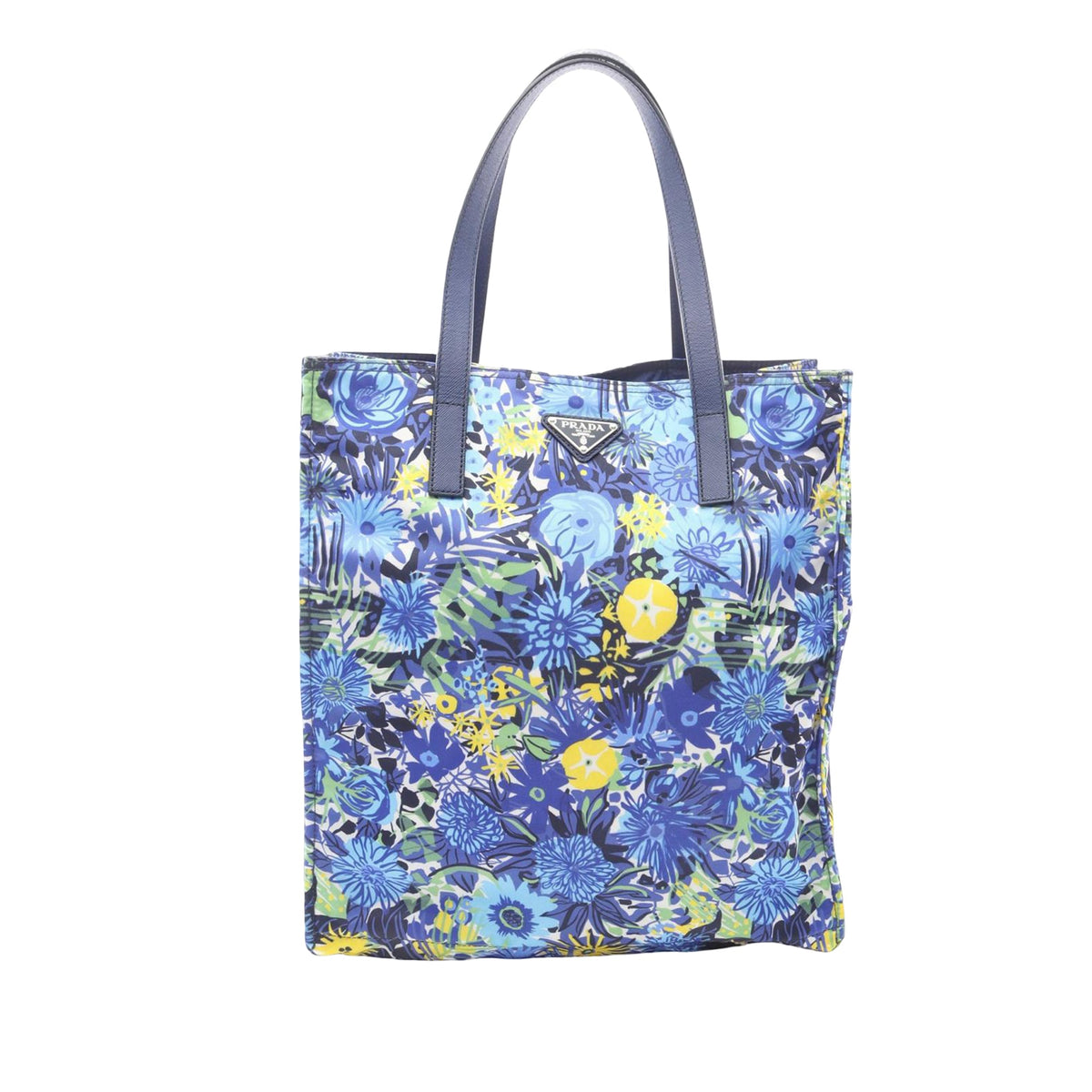 Prada Tessuto Stampato Flower Tote