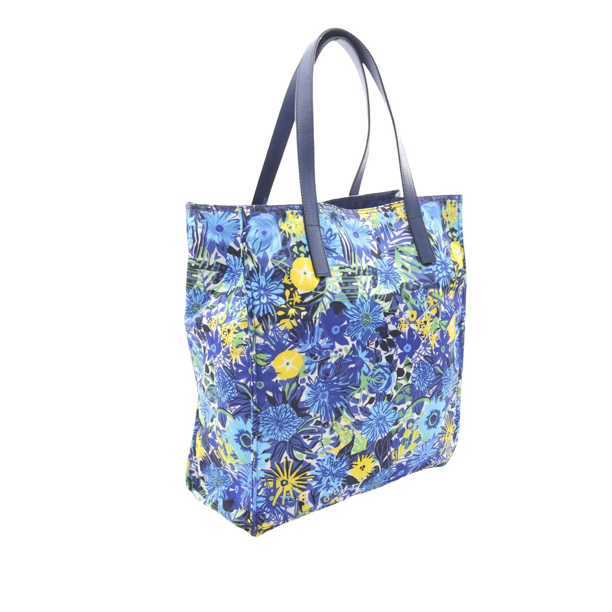 Prada Tessuto Stampato Flower Tote