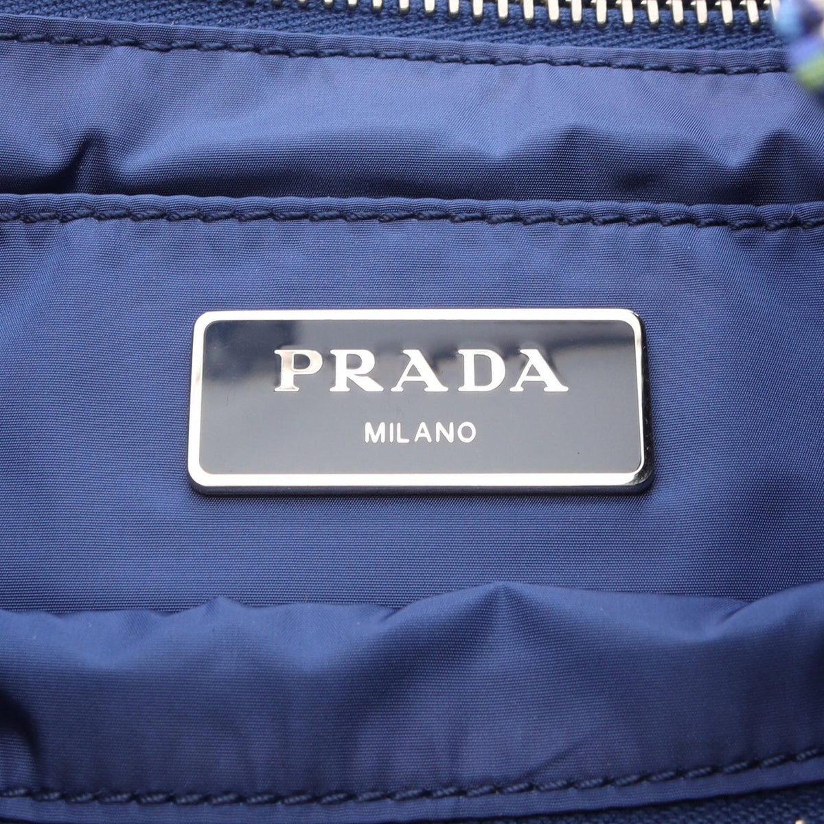 Prada Tessuto Stampato Flower Tote