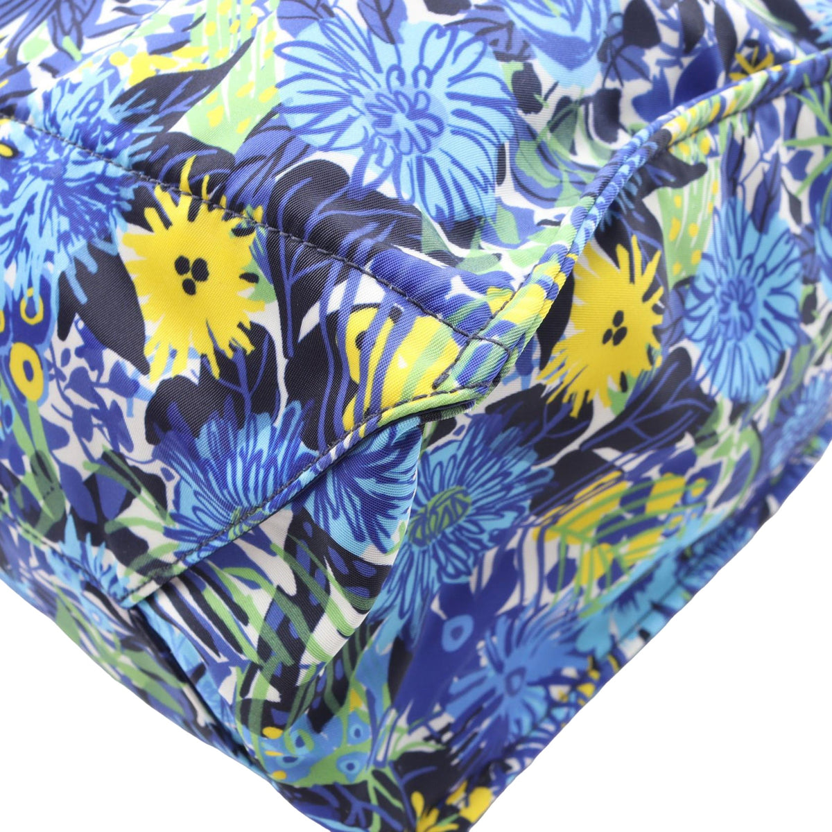 Prada Tessuto Stampato Flower Tote