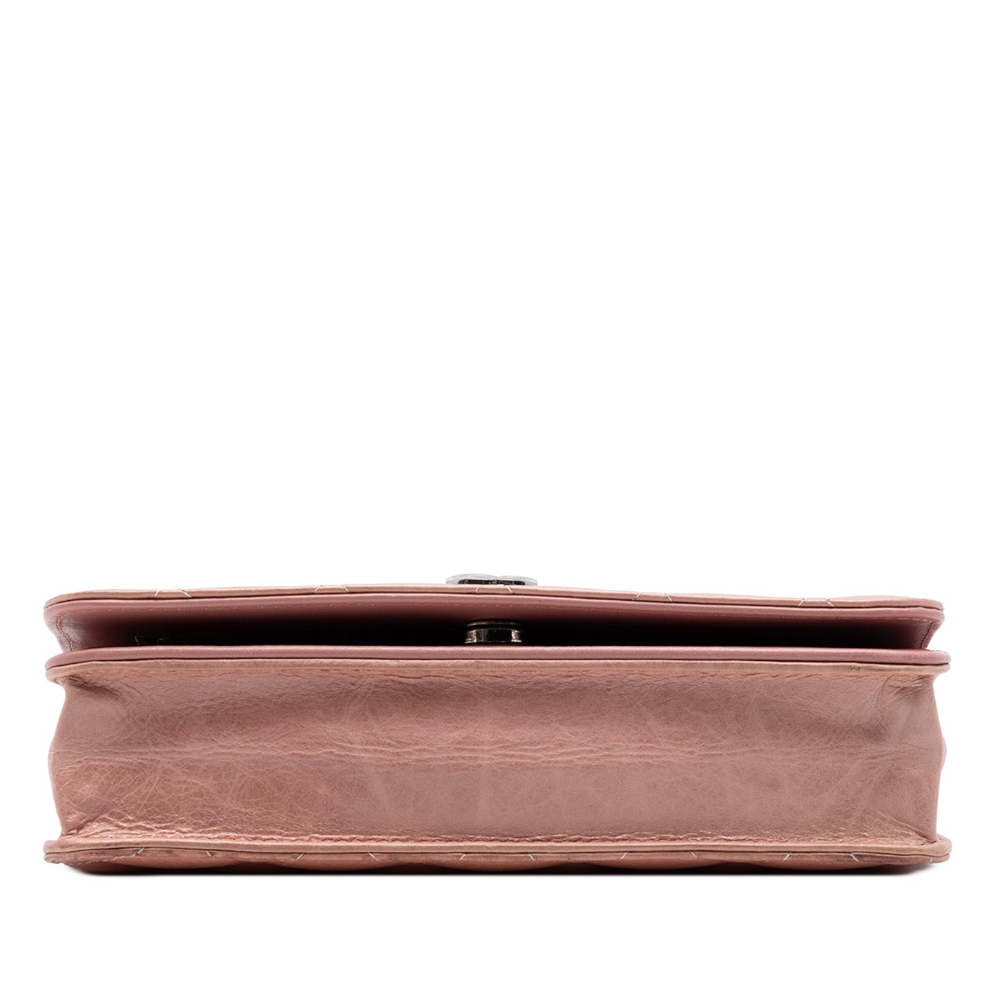 Chanel Ombre Patent and Aged Calfskin Crystal Wallet On Chain