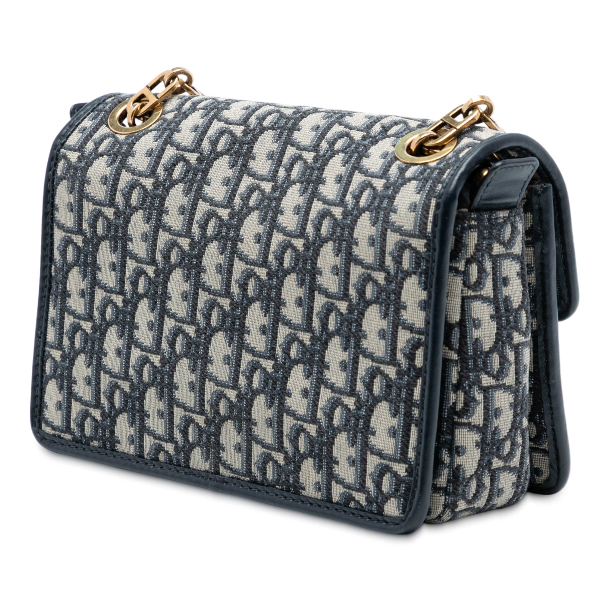 Dior Oblique Canvas CD Lock Chain Flap Crossbody