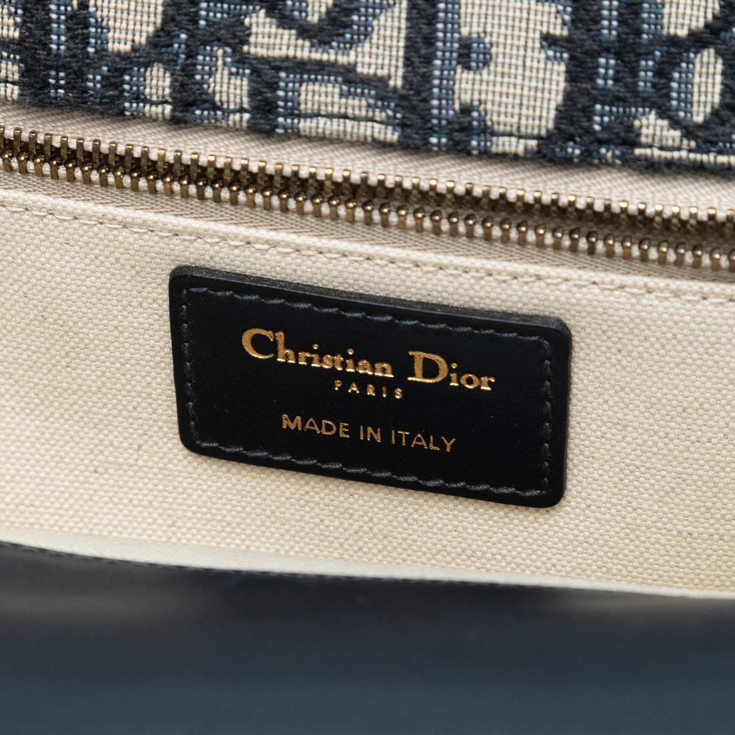 Dior Oblique Canvas CD Lock Chain Flap Crossbody