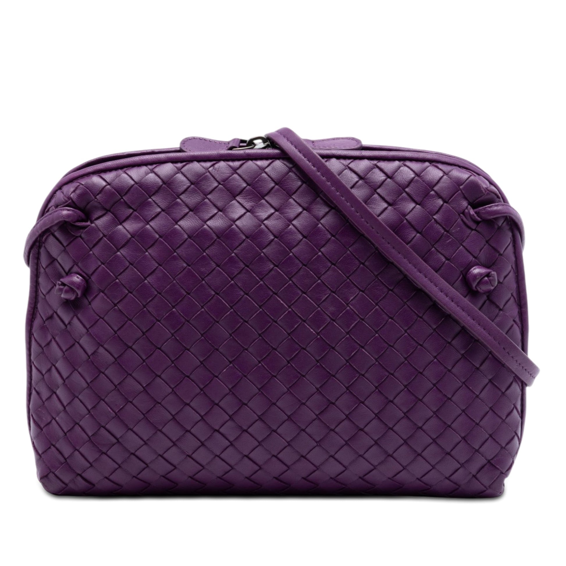 Bottega Veneta Nappa Intrecciato Nodini Crossbody