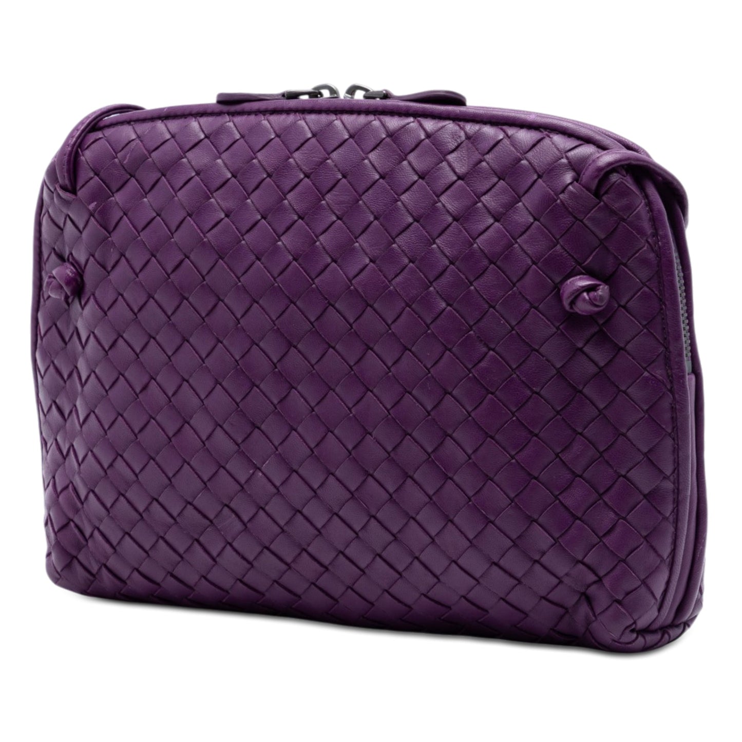 Bottega Veneta Nappa Intrecciato Nodini Crossbody