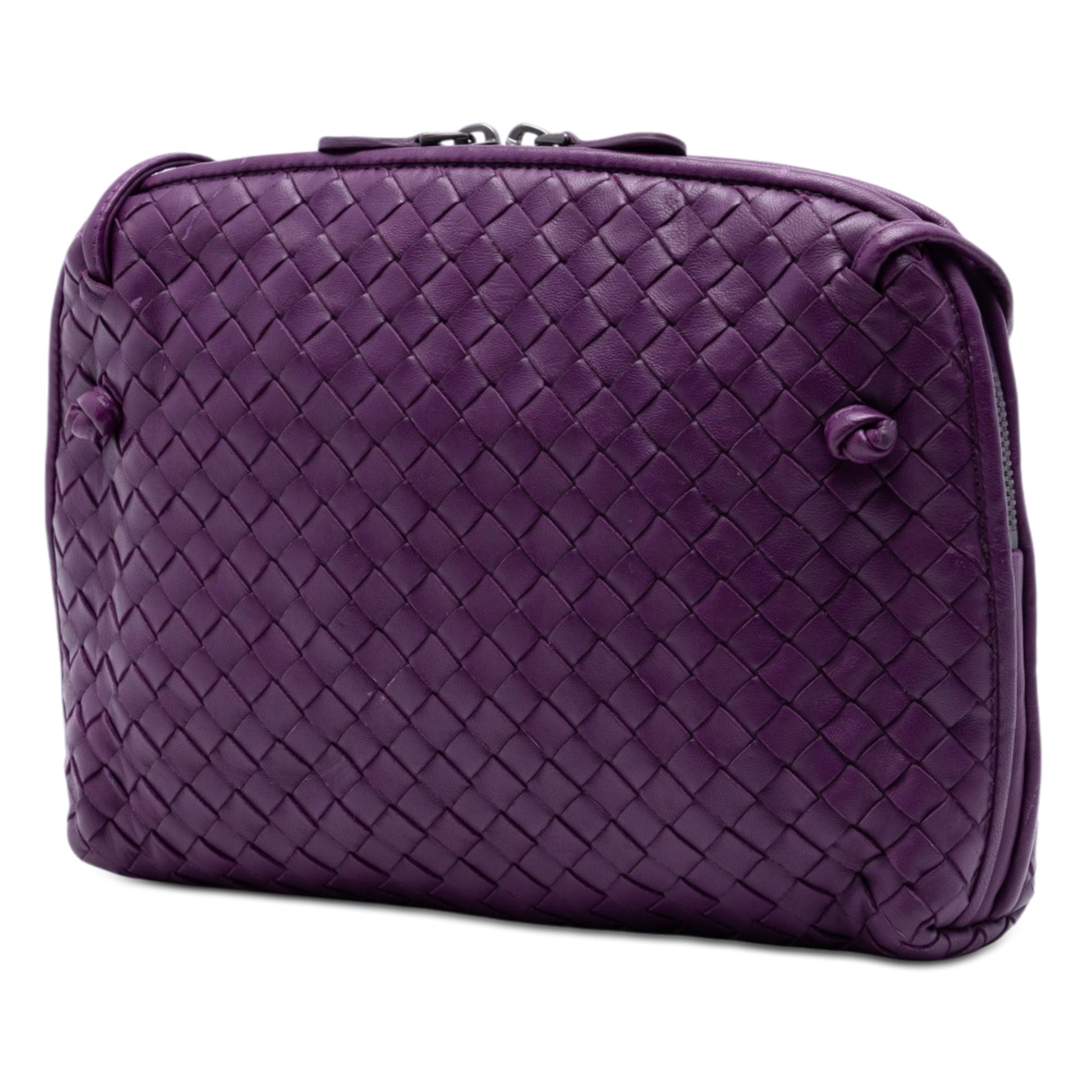 Bottega Veneta Nappa Intrecciato Nodini Crossbody