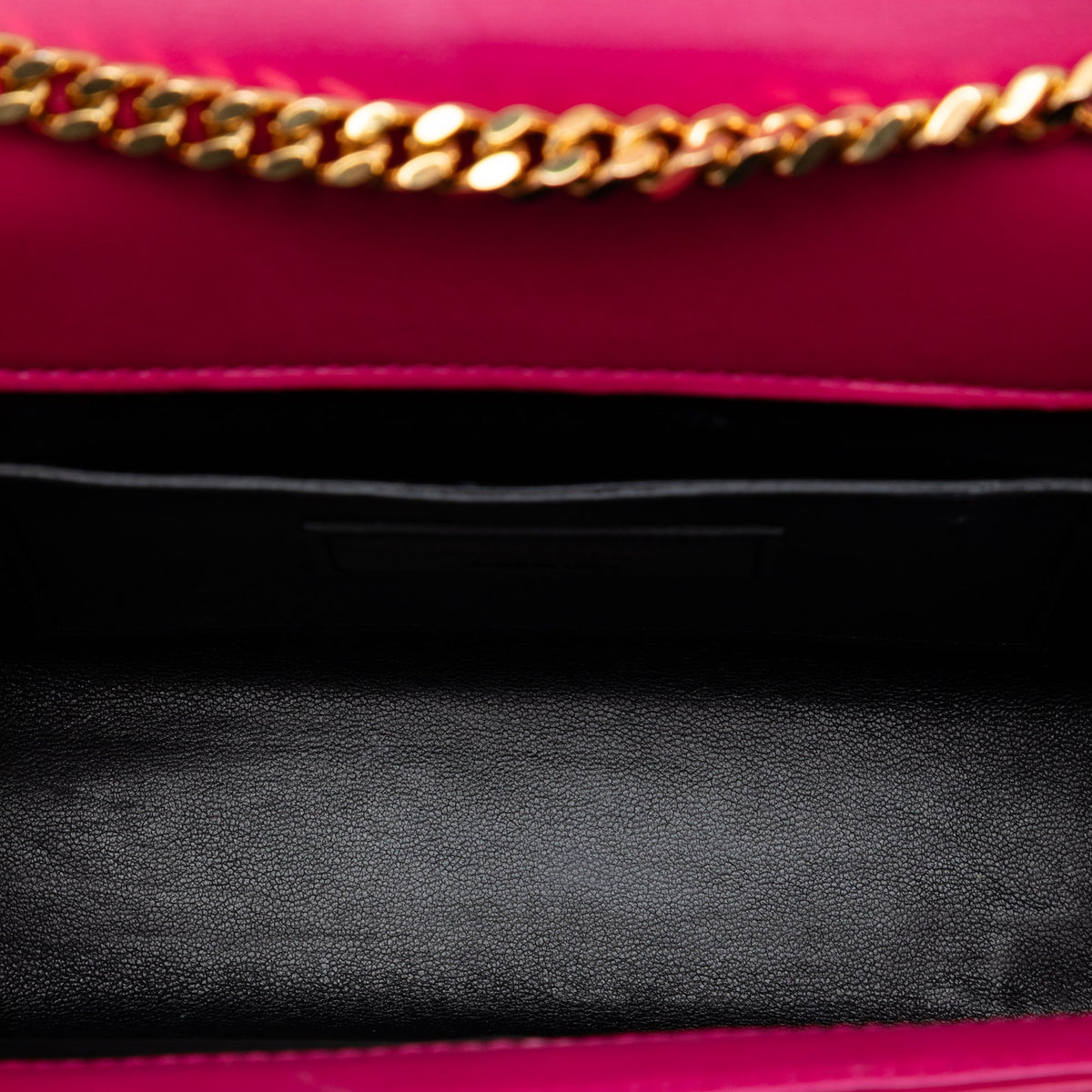 Saint Laurent Small Chevron Calfskin Monogram Envelope Bag