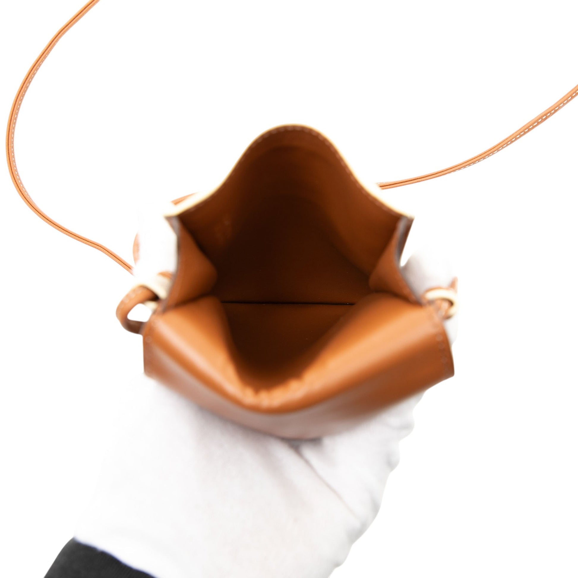 Celine Triomphe Coated Canvas Phone Pouch Flap Crossbody
