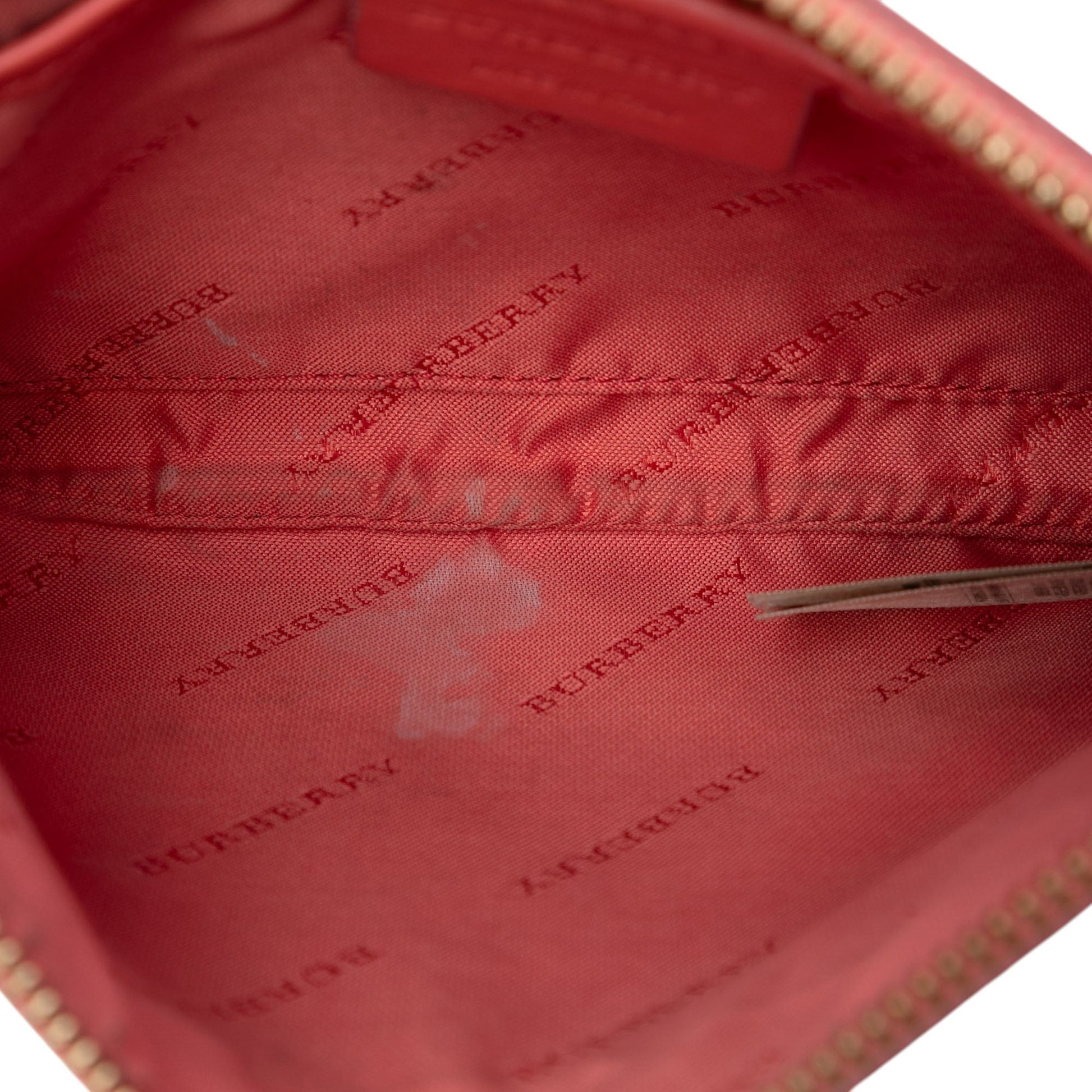 Burberry Haymarket Check Nylon Peyton Clutch