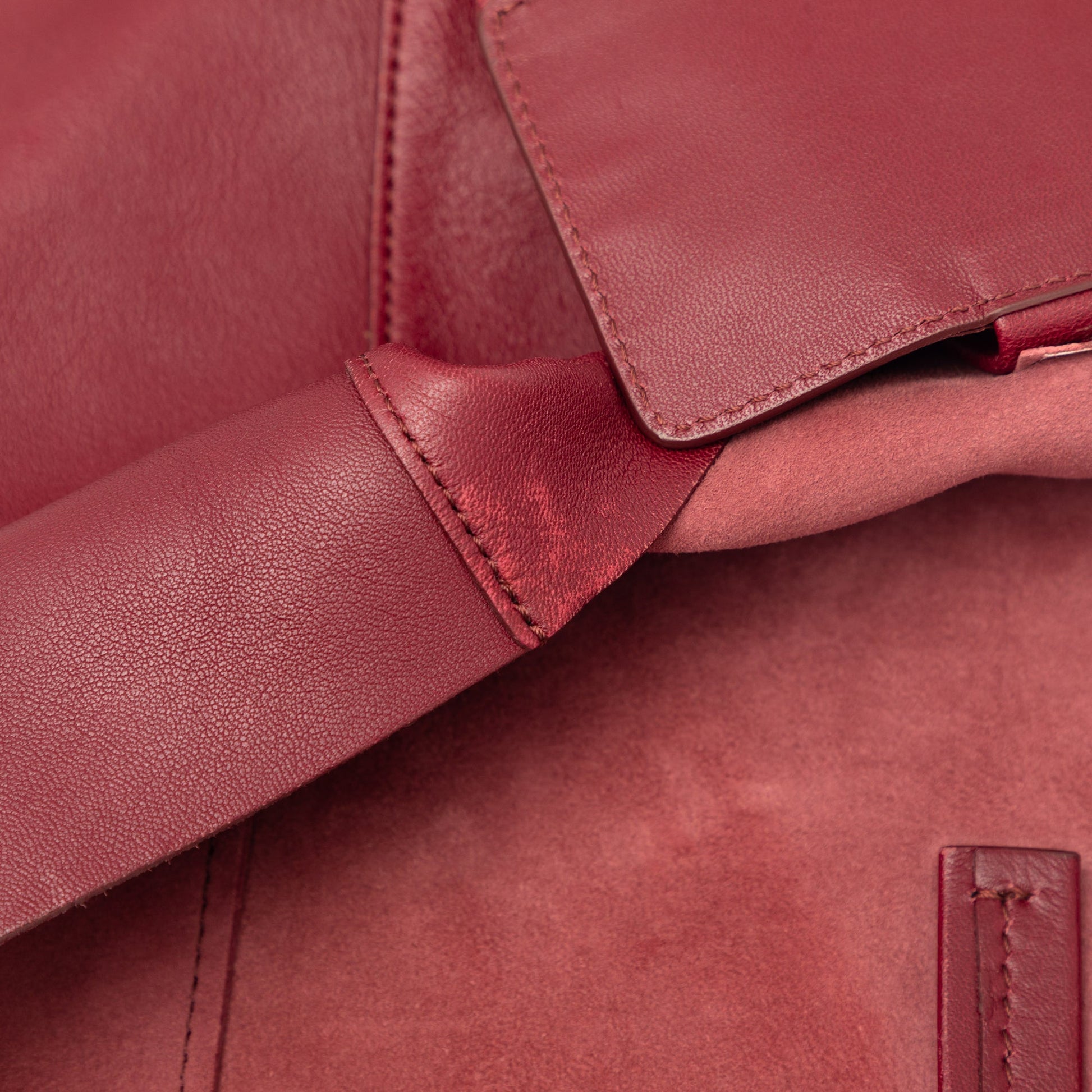 Celine Bicolor Lambskin Vertical Cabas Tote
