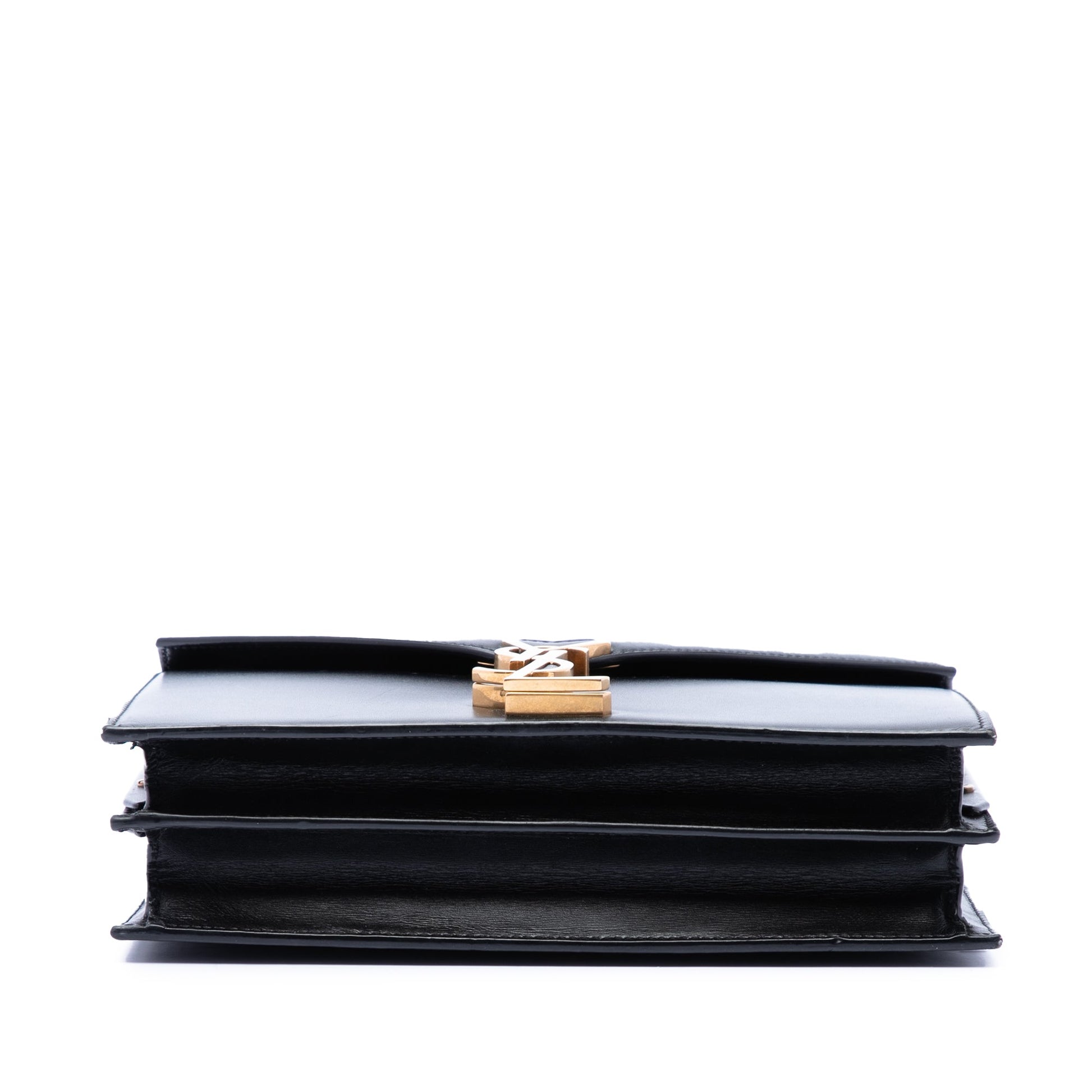 Saint Laurent Smooth Calfskin Monogram Cassandra Clasp Bag