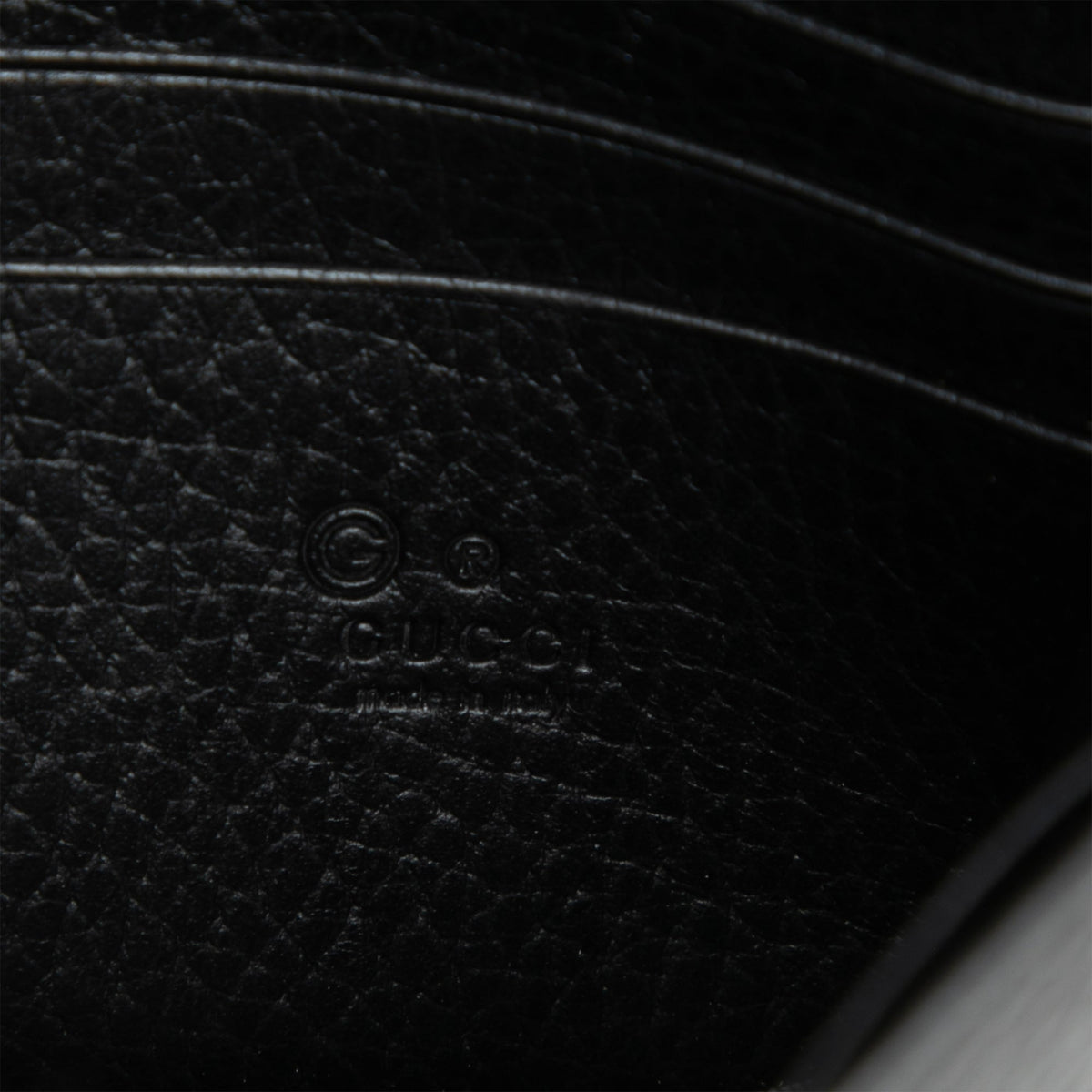 Gucci Dollar Calfskin Interlocking G Wallet on Chain