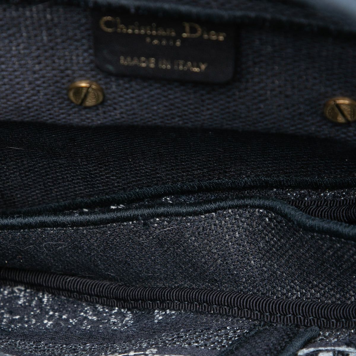 Dior Canvas Embroidered Tie Dye Saddle Bag