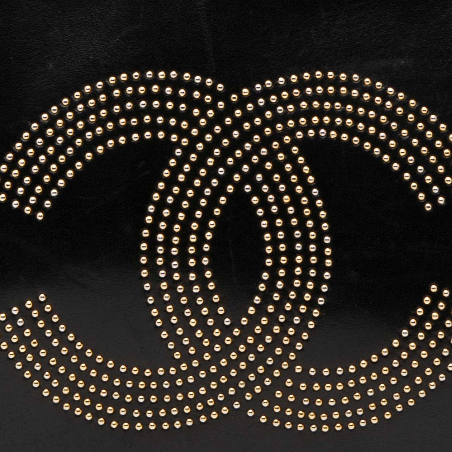 Chanel Lambskin CC Studded Logo Tote