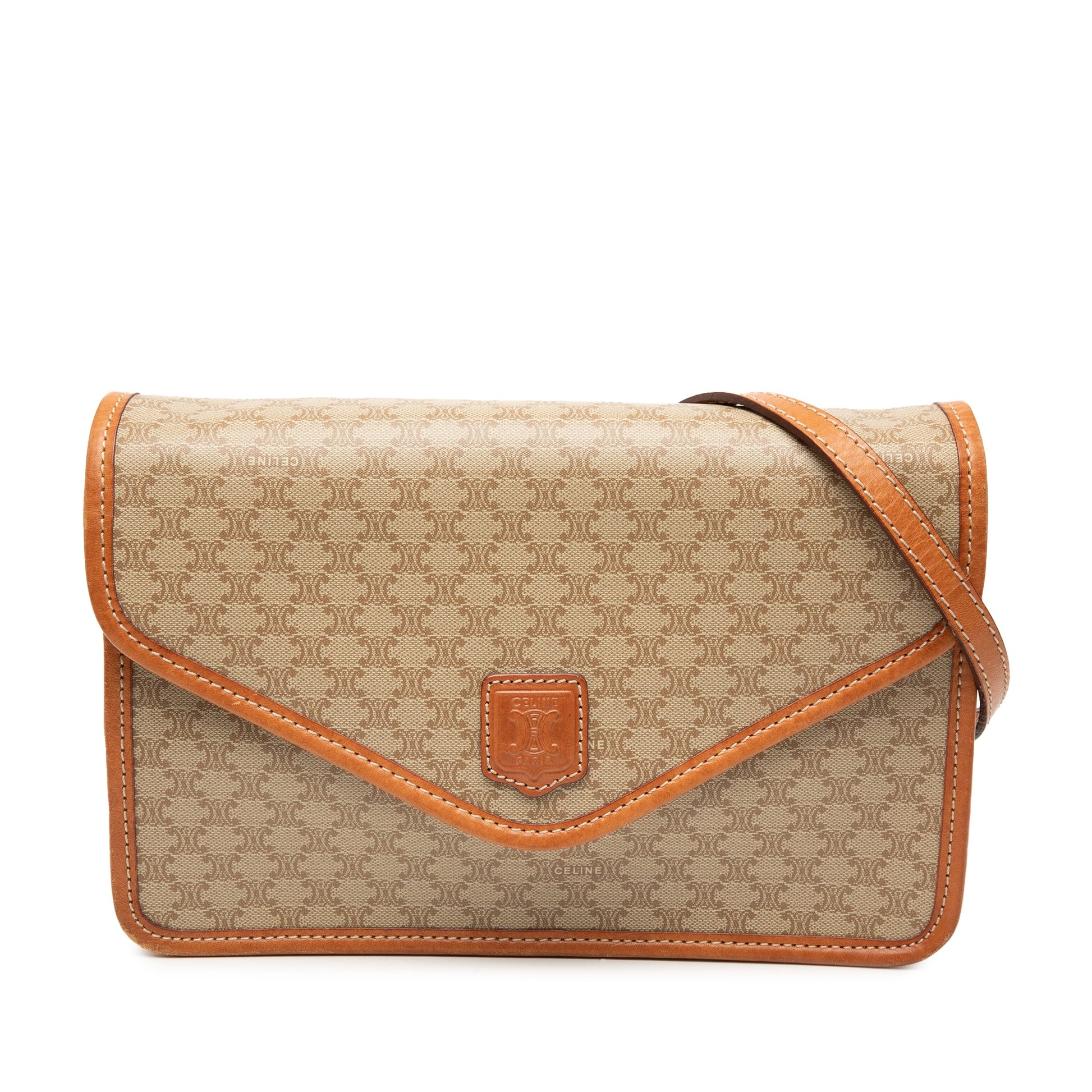Celine Macadam Coated Canvas Crossbody
