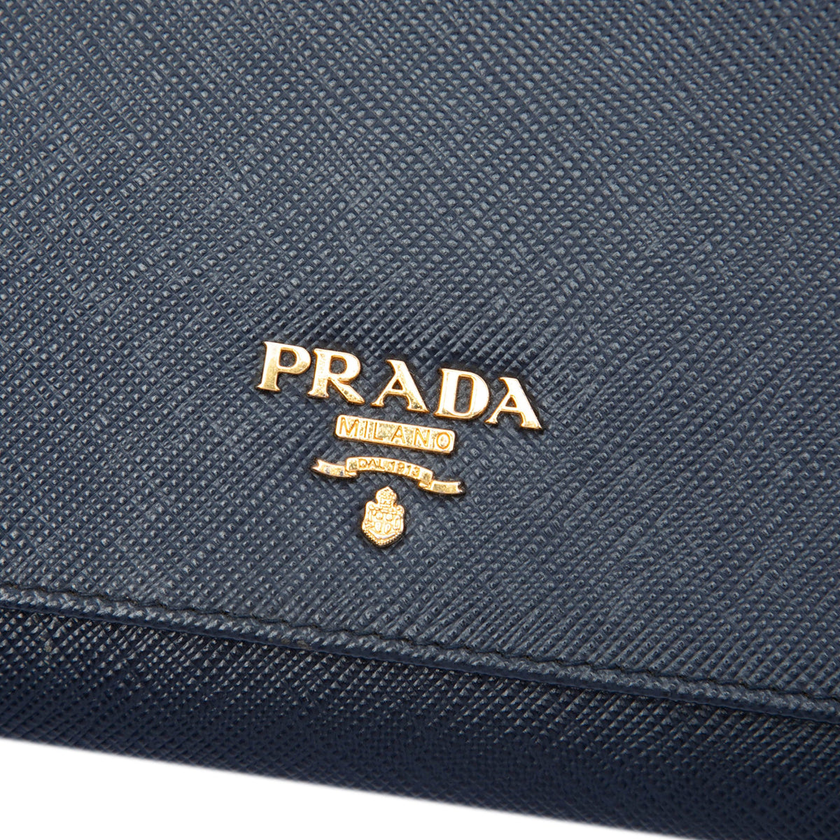 Prada Saffiano Lux Wallet On Chain