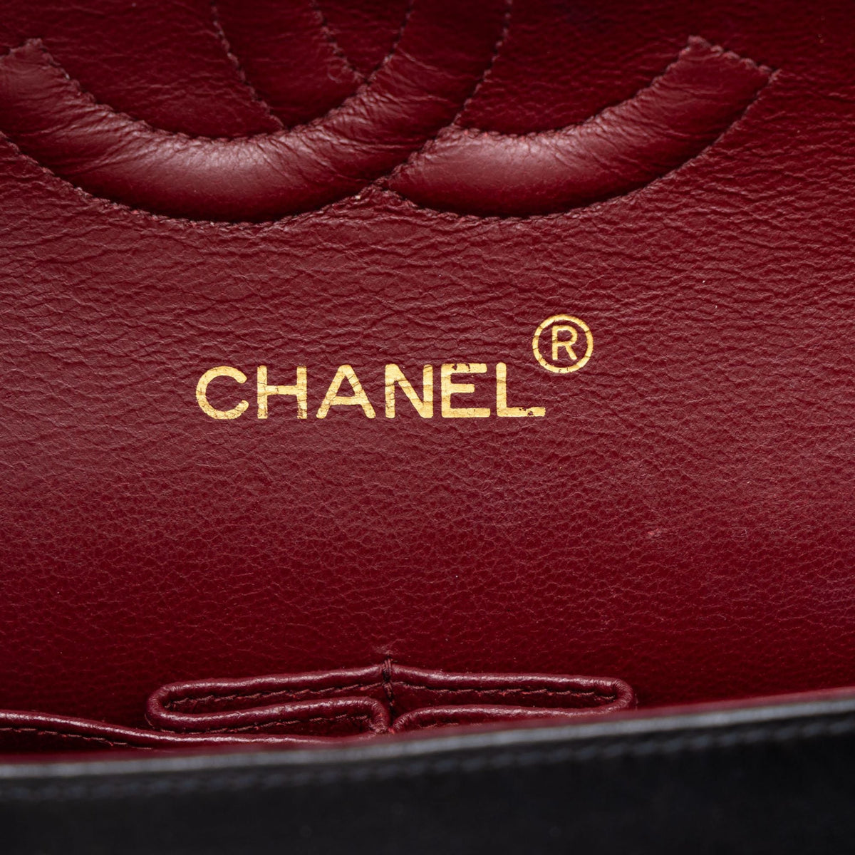 Chanel Medium Classic Lambskin Double Flap — Black