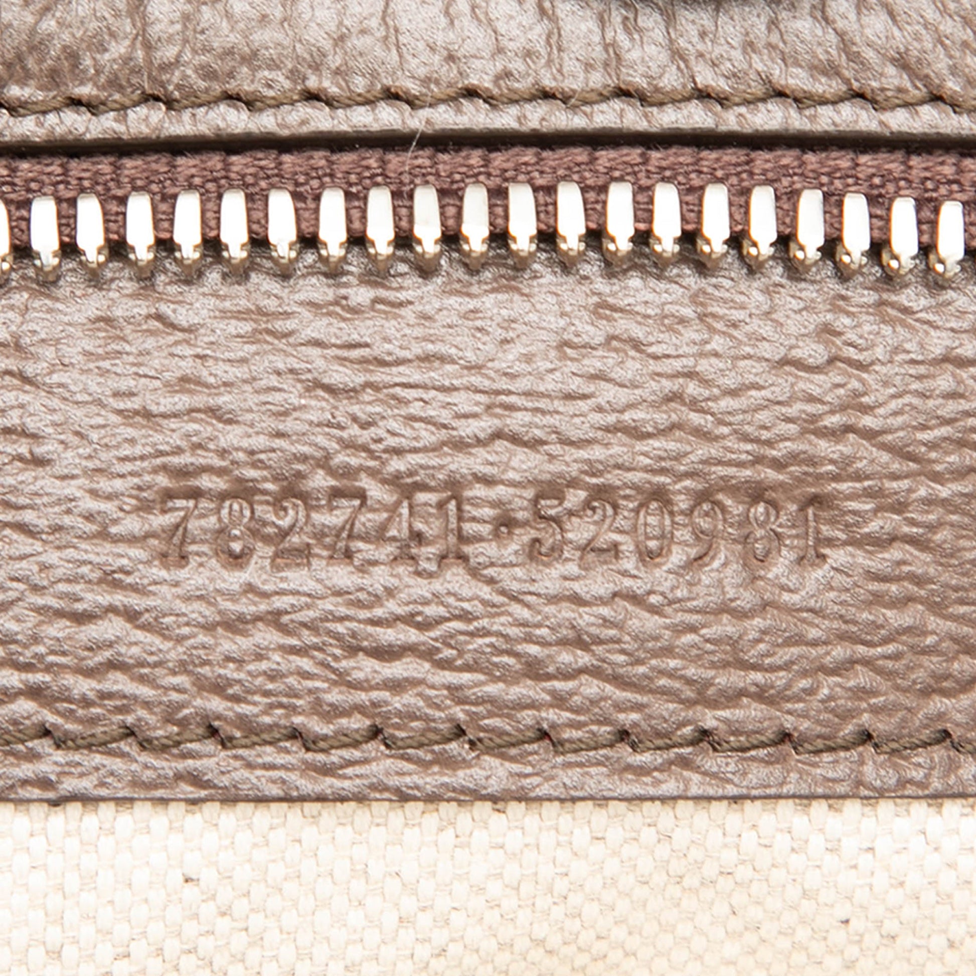 Gucci Canvas Web Embossed Logo Tote