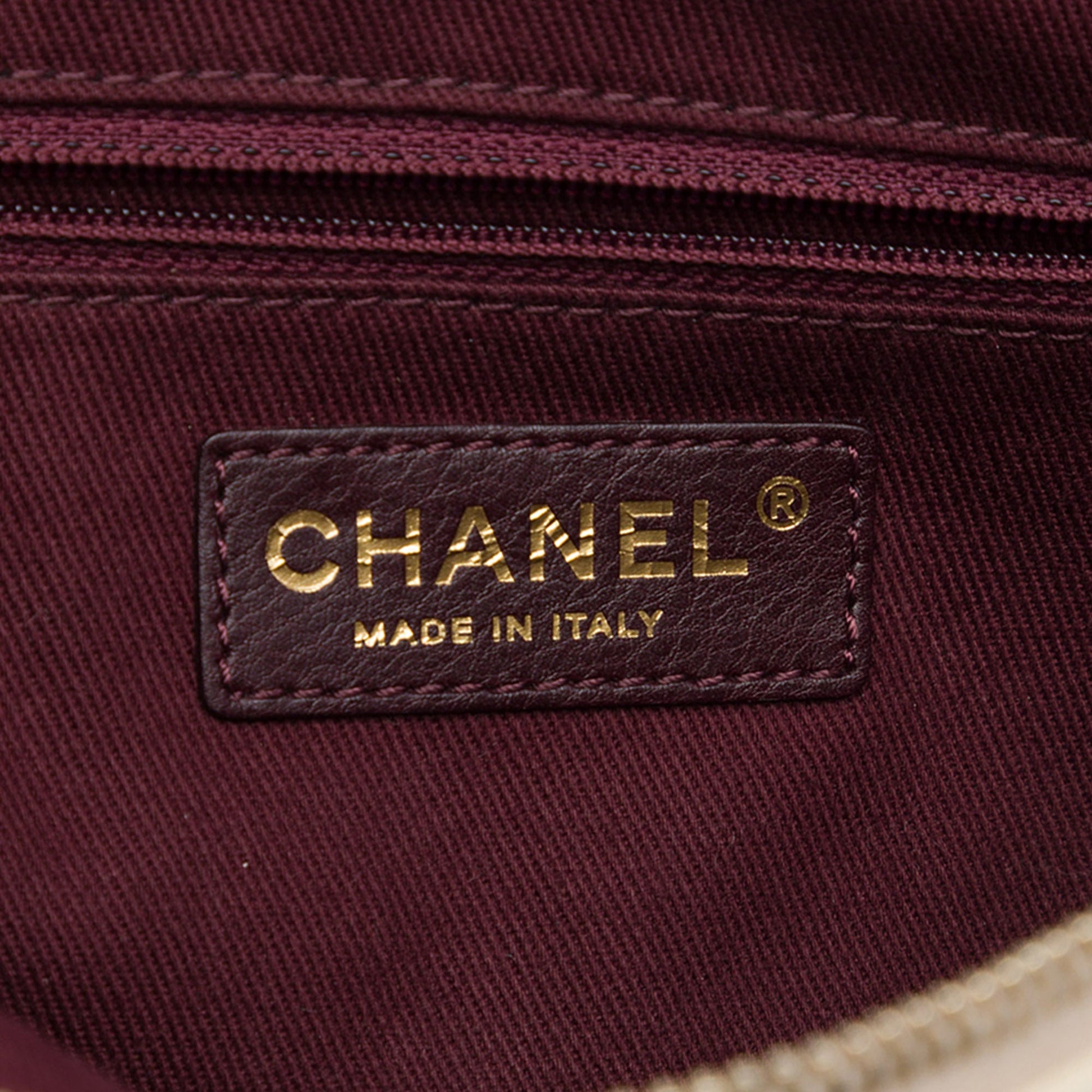 Chanel CC Quilted Calfskin Wild Stitch Flap