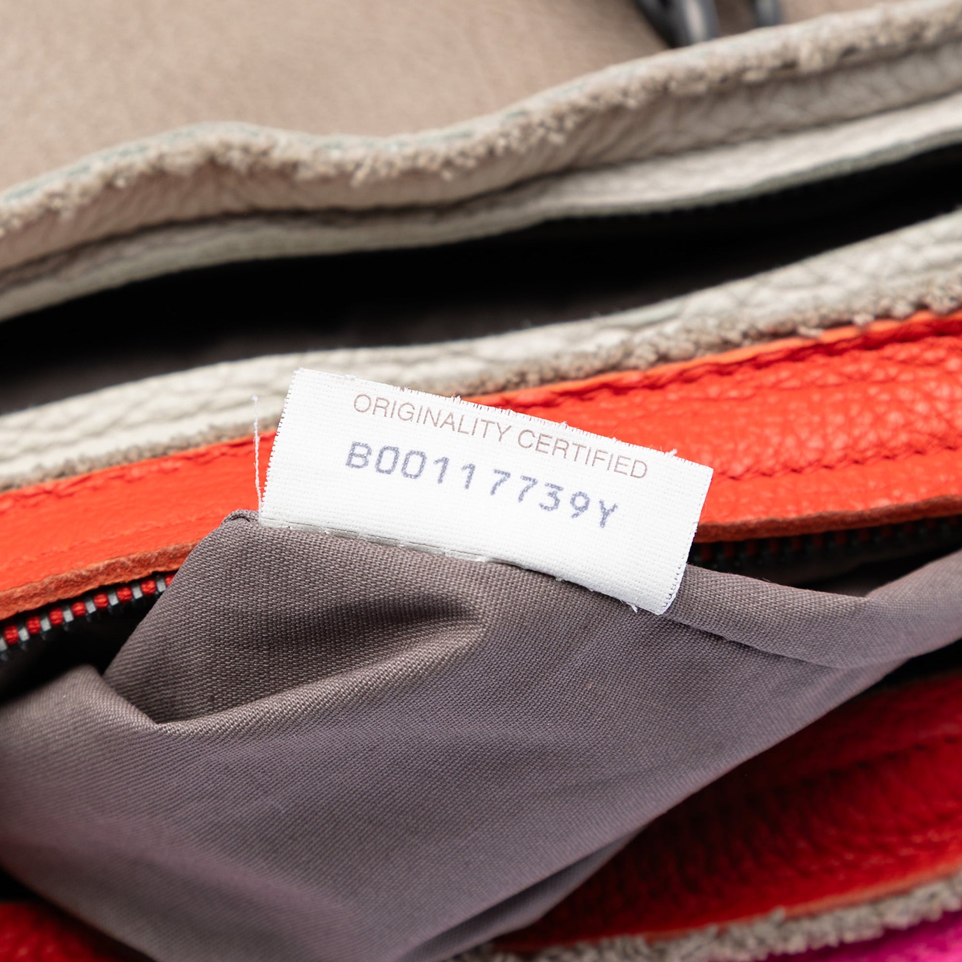 Bottega Veneta Multicolor Pebbled Leather Double Zip Satchel