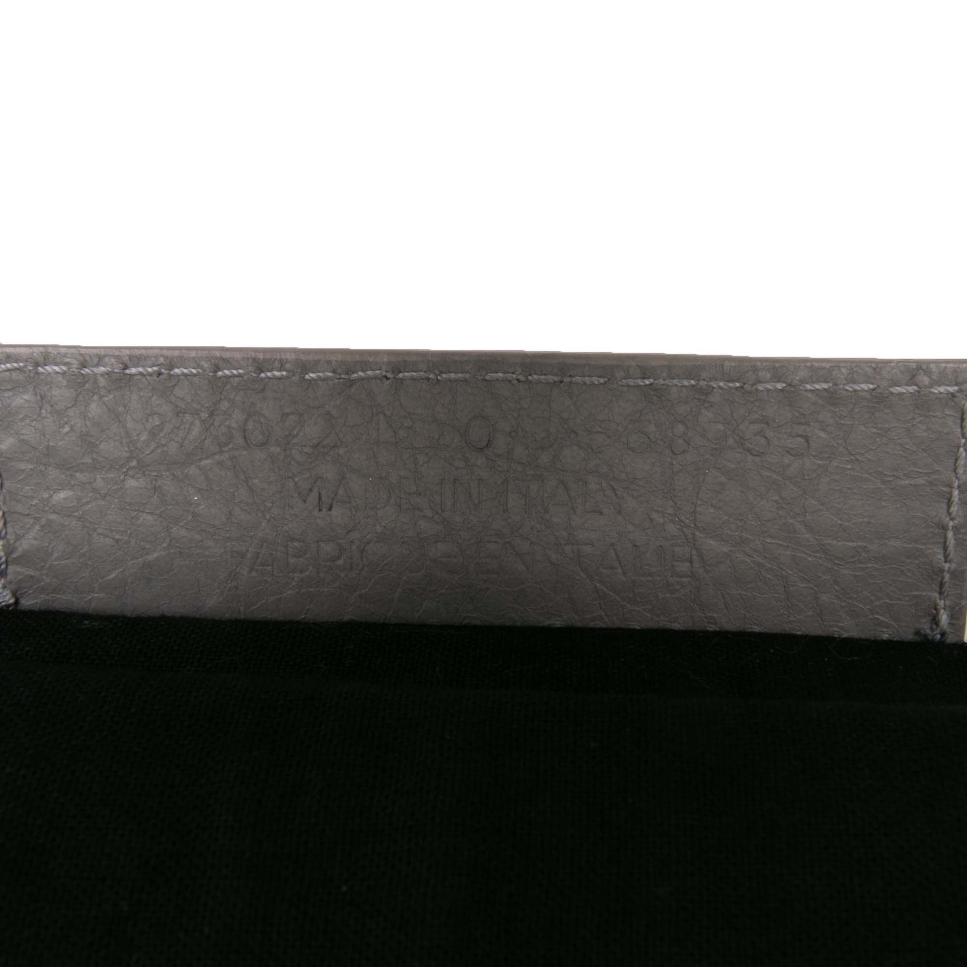 Balenciaga Lambskin Motocross Classic Clip M Clutch
