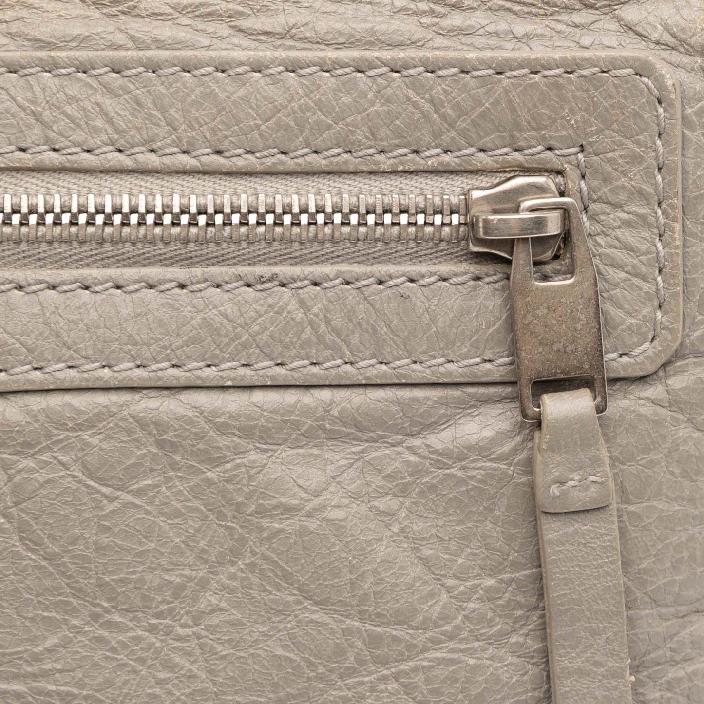 Balenciaga Lambskin Motocross Classic Clip M Clutch