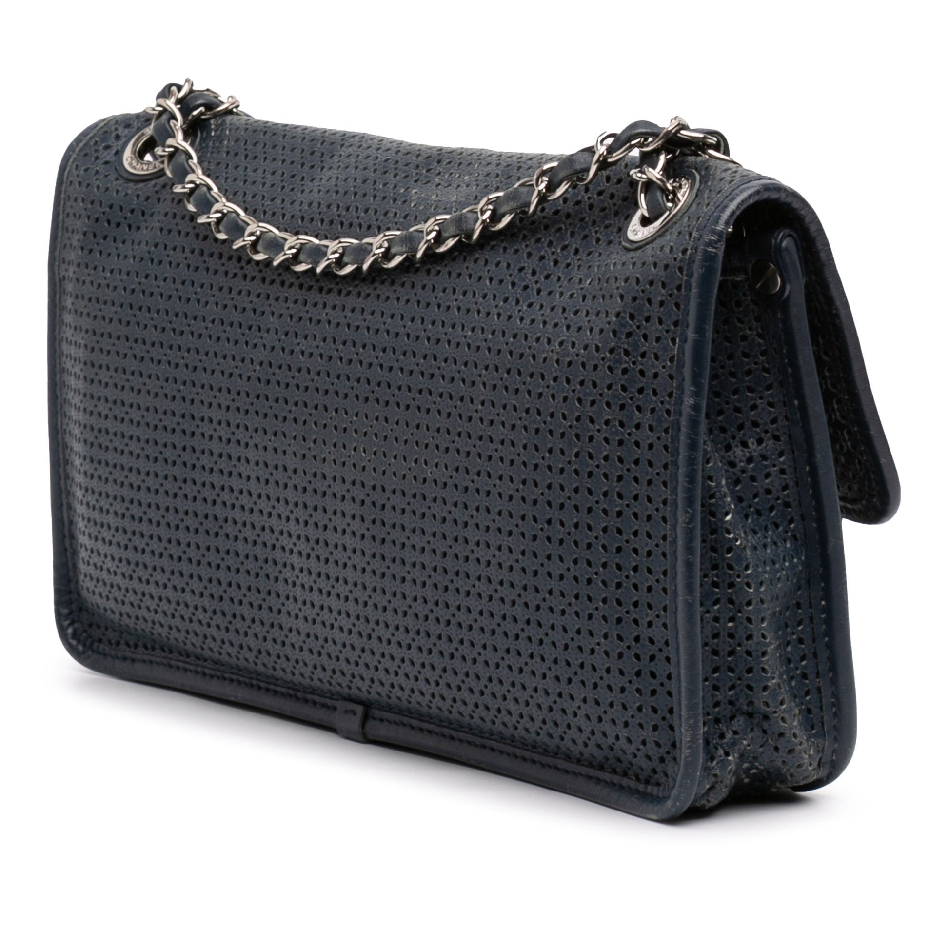 Chanel Medium Perforated Calfskin Up In The Air Flap