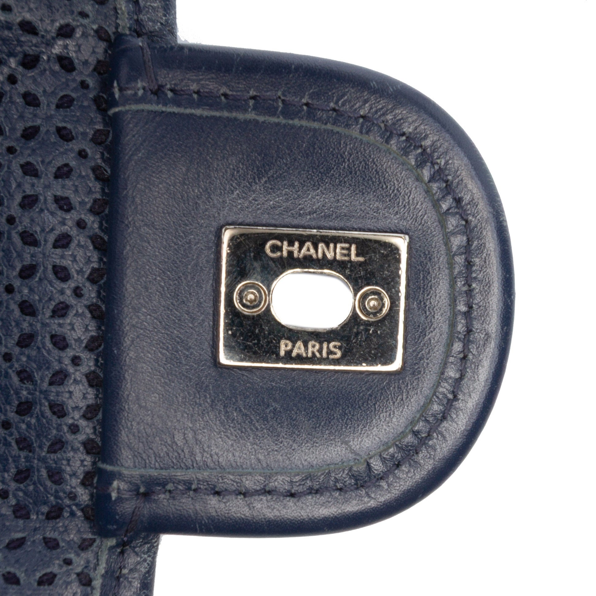 Chanel Medium Perforated Calfskin Up In The Air Flap