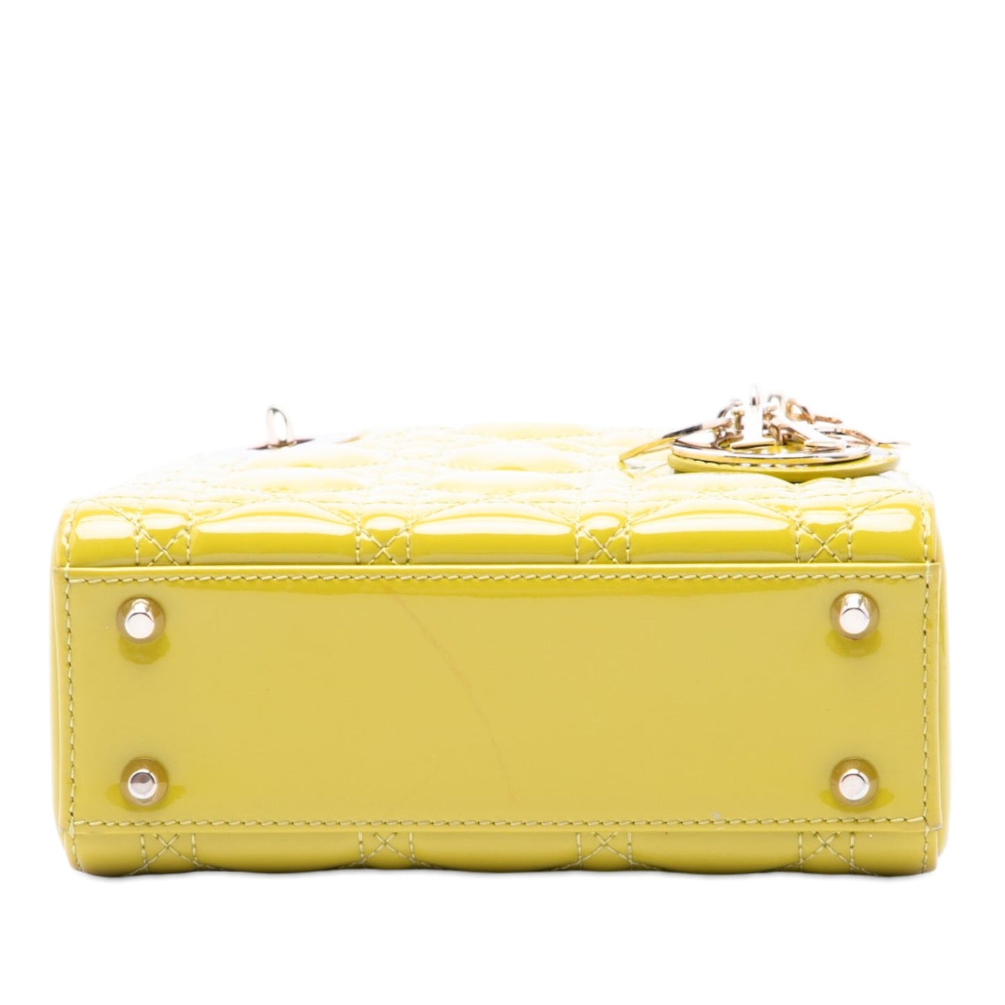 Dior Mini Patent Cannage Lady Dior
