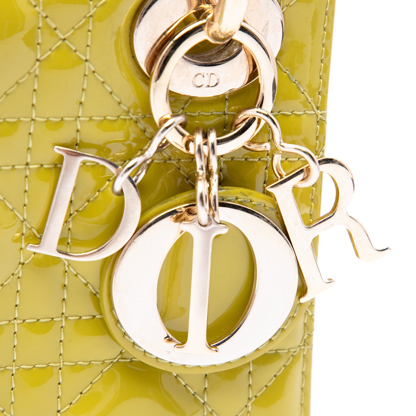 Dior Mini Patent Cannage Lady Dior