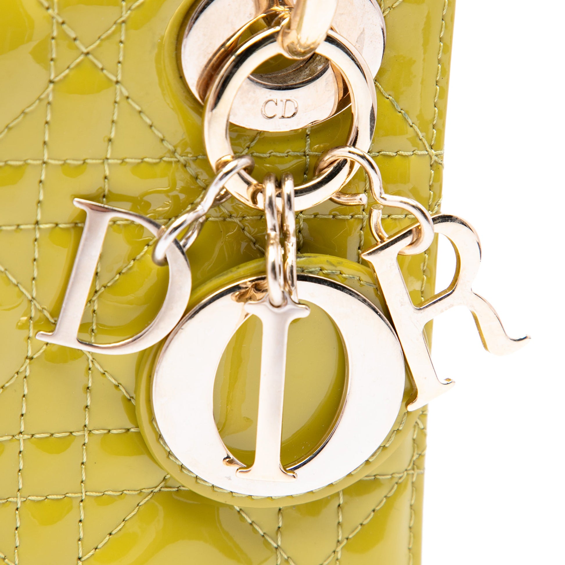 Dior Mini Patent Cannage Lady Dior