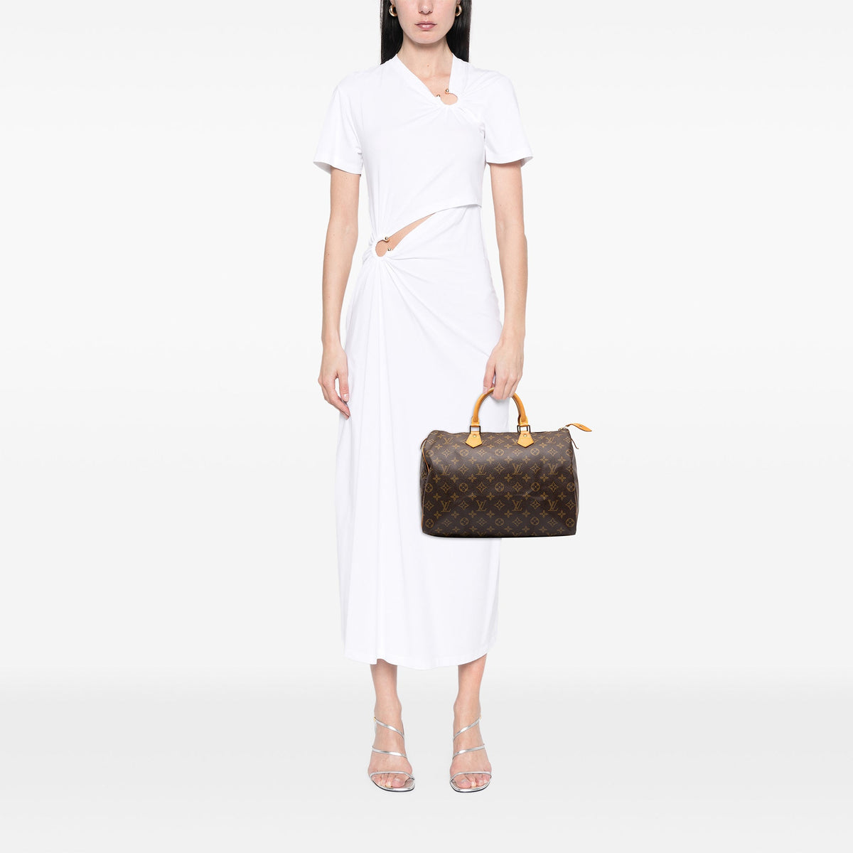 Louis Vuitton Monogram Speedy 35 — Brown